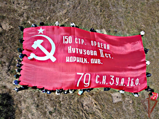 Росгвардейцы приняли участие в торжественном мероприятии, посвященном 80-летию начала Битвы за Кавказ