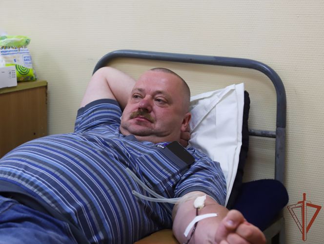 Более 30 росгвардейцев поддержали донорскую акцию «От сердца к сердцу» в Туле