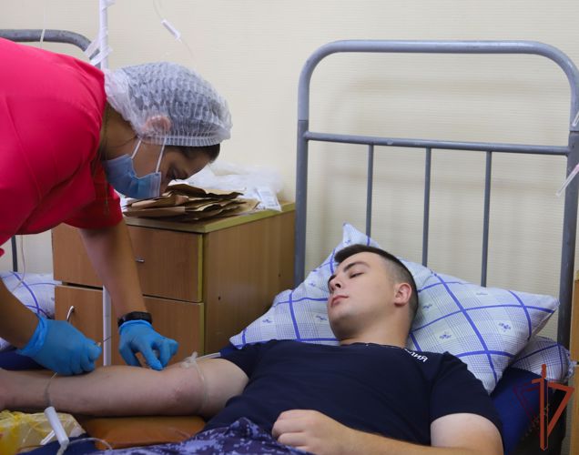 Более 30 росгвардейцев поддержали донорскую акцию «От сердца к сердцу» в Туле