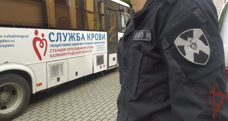 Спецназовцы Росгвардии стали донорами крови в Калининграде