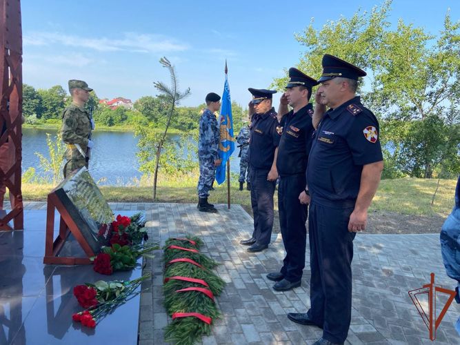 В Пскове торжественно открыли памятник, посвященный подвигу бойцов НКВД и воинов-саперов
