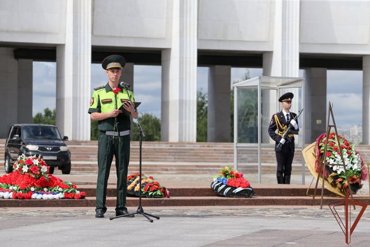 Росгвардейцы участвуют в пятом бронепробеге «Дорога Мужества»