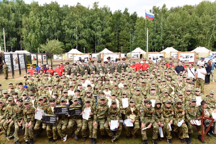 Музыканты Росгвардии дали концерт на военно-патриотических сборах «Гвардейская смена. Бородино -2022»