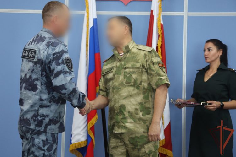 Росгвардейцам – участникам специальной военной операции вручены государственные награды