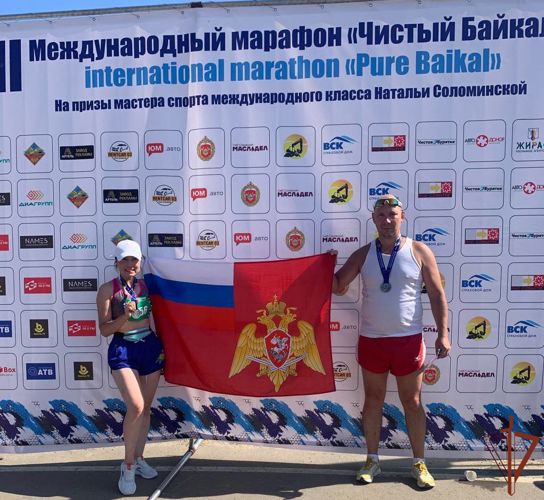 Росгвардейцы приняли участие в международном марафоне «Чистый Байкал»