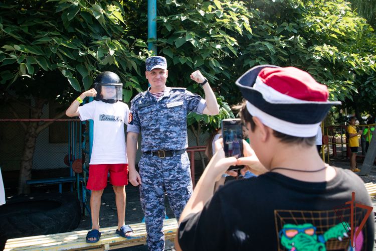 К акции «Каникулы с Росгвардией» присоединились воспитанники спортивных школ в Крыму