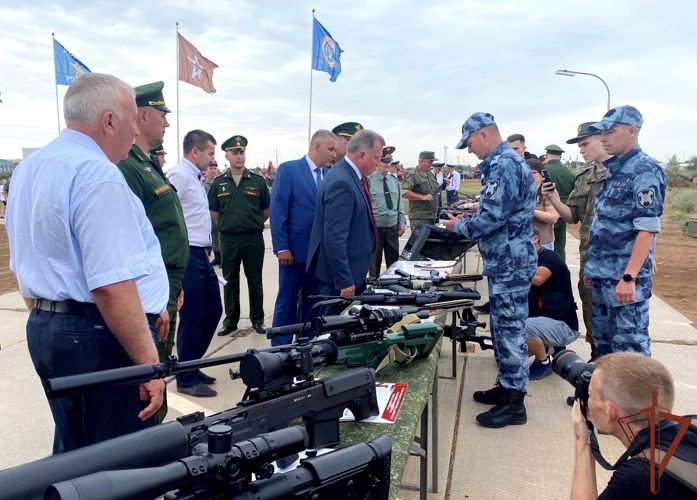Росгвардия присоединилась к участникам Международного военно-технического форума «Армия-2022» в Волгоградской области