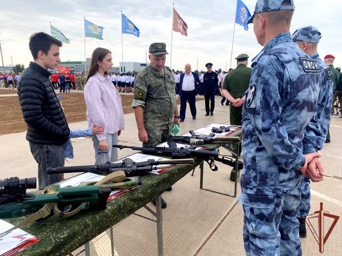 Росгвардия присоединилась к участникам Международного военно-технического форума «Армия-2022» в Волгоградской области