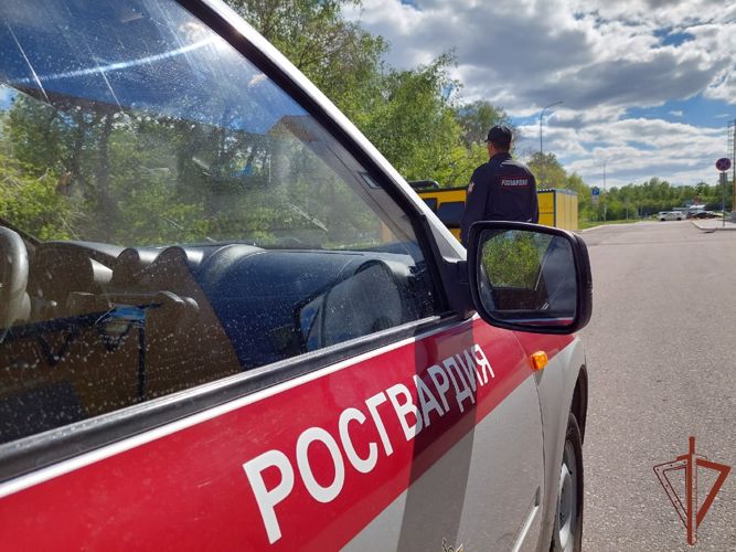 Патруль Росгвардии в Омске задержал нетрезвого водителя