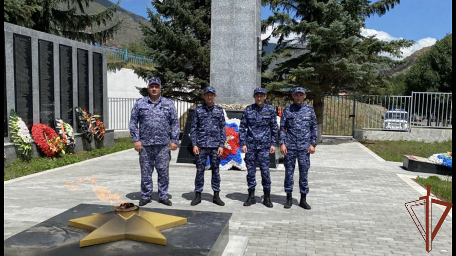 Акцию «На страже памяти» поддержали росгвардейцы в Кабардино-Балкарии