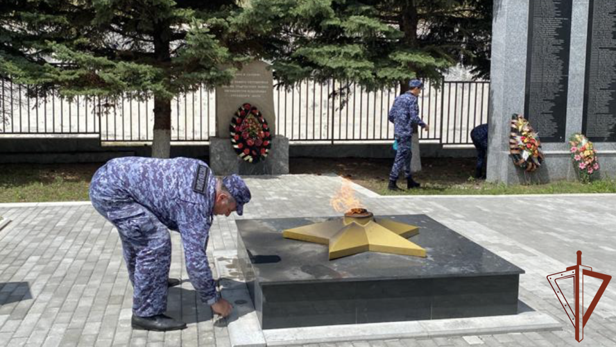 Акцию «На страже памяти» поддержали росгвардейцы в Кабардино-Балкарии