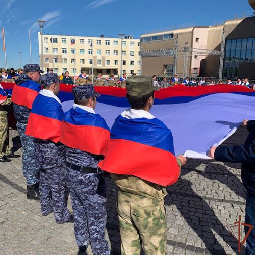 В Росгвардии состоялись праздничные мероприятия ко Дню Государственного флага Российской Федерации