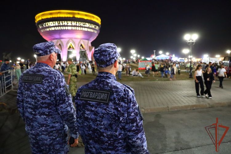 Росгвардия обеспечила правопорядок во время празднования Дня Республики Татарстан