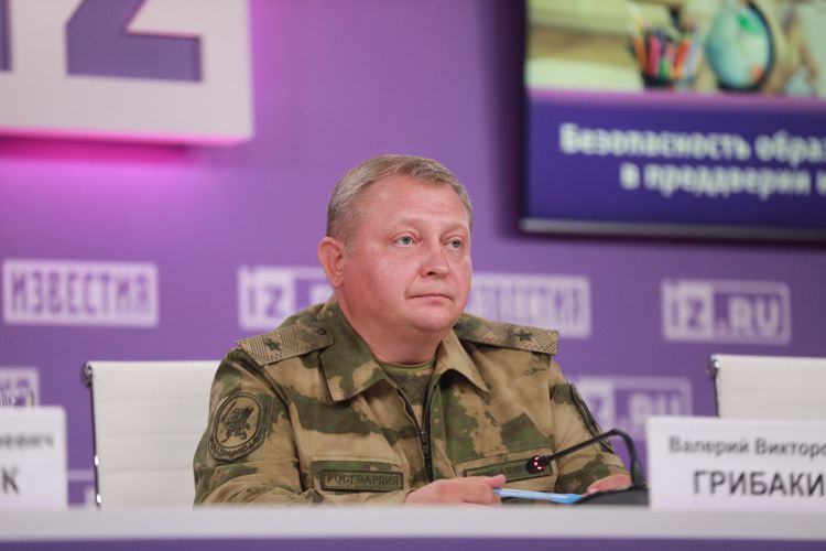 Официальный представитель Росгвардии принял участие в пресс-конференции по вопросам обеспечения безопасности образовательных учреждений
