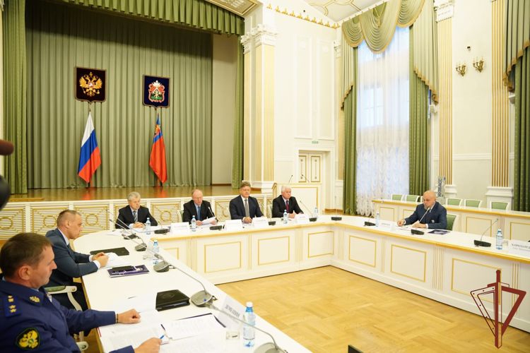 Представители  Росгвардии приняли участие в выездном совещании секретаря Совета Безопасности 