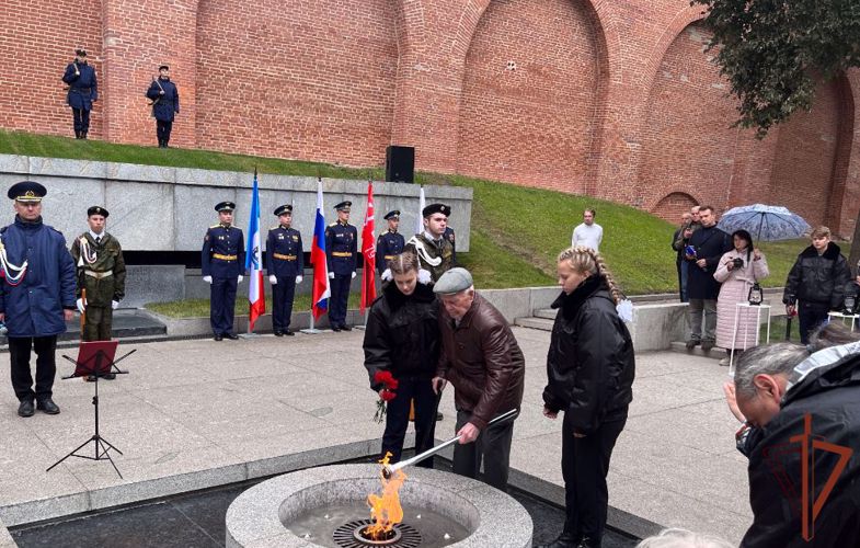 Новгородские росгвардейцы приняли участие в открытии мемориального комплекса «Вечный Огонь Славы»