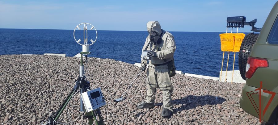 Подразделения РХБЗ Северо-Западного округа Росгвардии отработали выполнение задач по предназначению