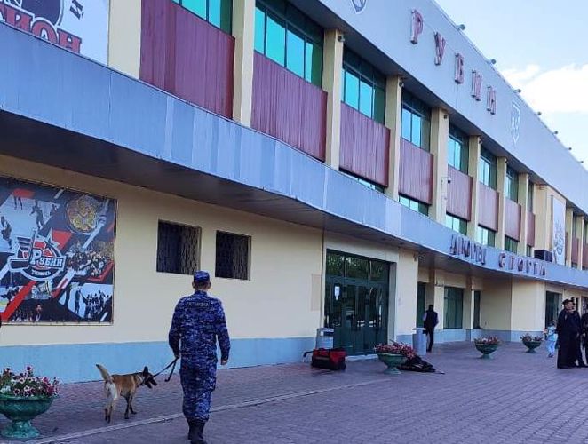 Росгвардия обеспечила безопасность матча Высшей хоккейной лиги в Тюмени