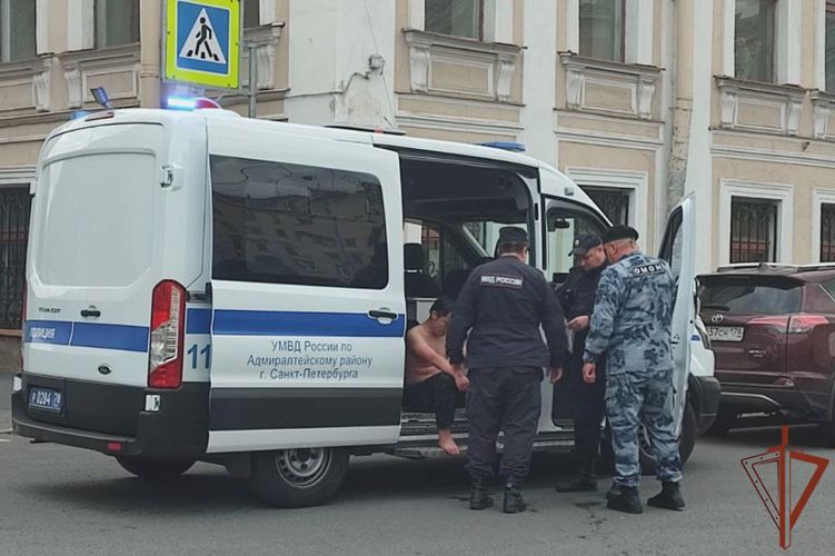 Прыгнувшего с моста в Петербурге мужчину спас ОМОН Росгвардии (видео)
