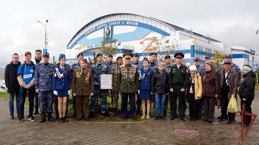 Аллея памяти и славы бойцам войск правопорядка заложена в Хабаровске 