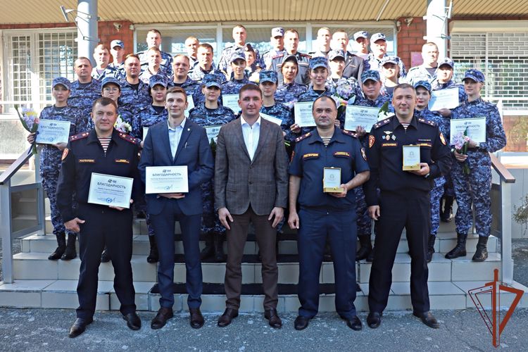 40 росгвардейцев отмечены благодарностями дирекции VII Международных спортивных игр «Дети Азии»