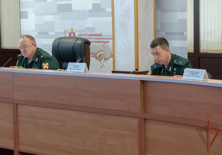 В Центральном округе Росгвардии подвели итоги служебно-боевой деятельности подразделений по охране ВГО