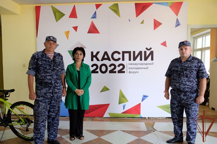 Росгвардия представила тематическую площадку на Международном молодежном форуме «Каспий – 2022»