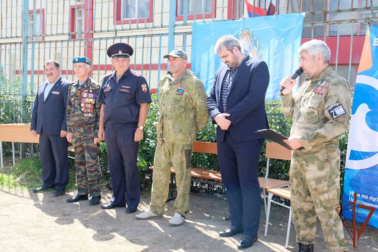 Патриотическое мероприятие в поддержку Вооруженных сил России состоялось в Дагестане