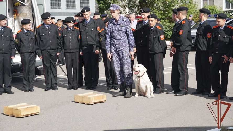 В регионах ЦФО росгвардейцы провели уроки мужества ко Дню солидарности в борьбе с терроризмом