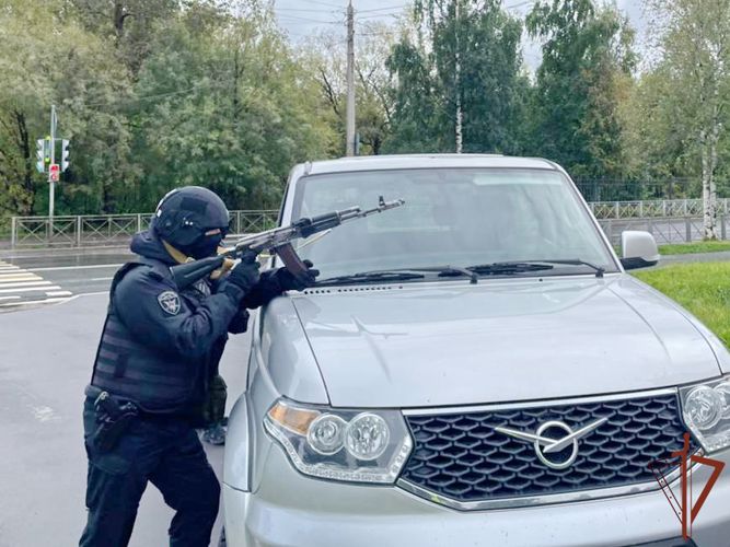  В тренировке силовых структур Архангельской области приняли участие сотрудники Росгвардии