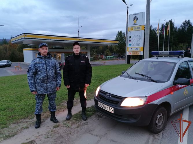 Пожар на АЗС в Мурманской области предотвратили сотрудники Росгвардии 