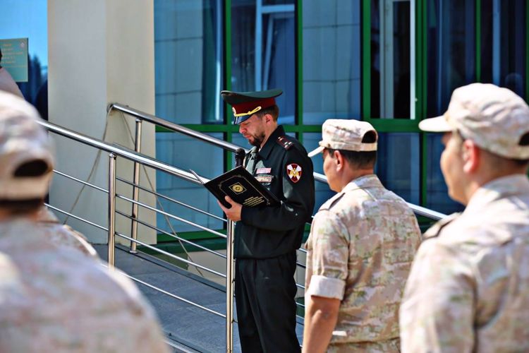 В селе Джалка увековечили память погибшего сотрудника Росгвардии