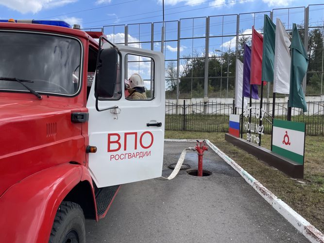  В Ингушетии пожарно-тактические учения в школе Росгвардии стали темой очередного выпуска рубрики «В эфире Росгвардия»