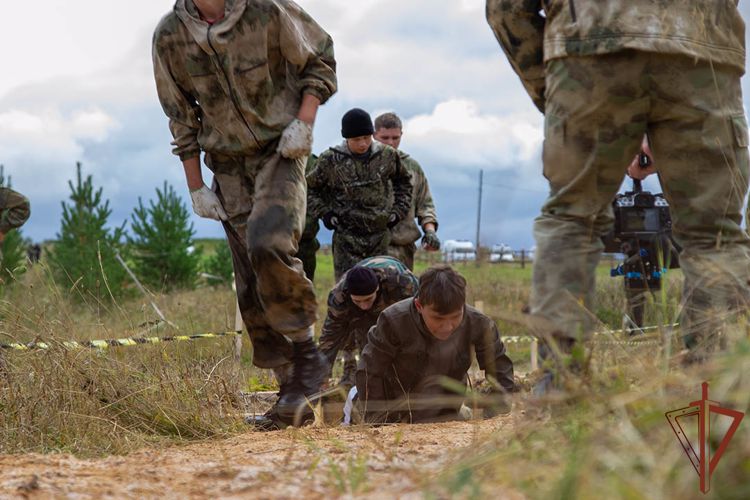На Южном Урале росгвардейцы провели первые военно-патриотические игры для курсантов и студентов (видео)