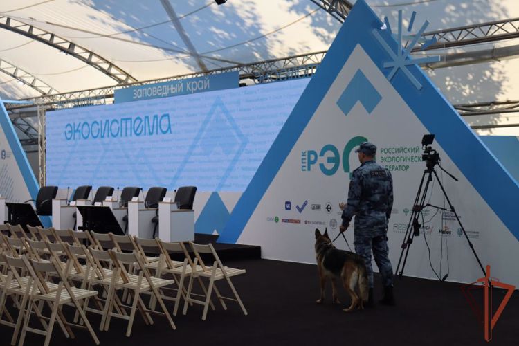   Безопасное проведение экофорума  на Камчатке обеспечили сотрудники Росгвардии