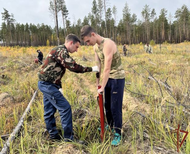 Экологическая акция с участием Росгвардии прошла в Иркутске 