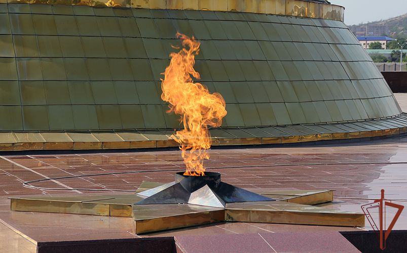 Военнослужащие Росгвардии из Чечни приняли участие в флэшмобе «Читаем Сараева» (видео)