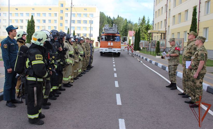 Завершился учебно-методический сбор со специалистами пожарной инспекции Центрального округа Росгвардии 