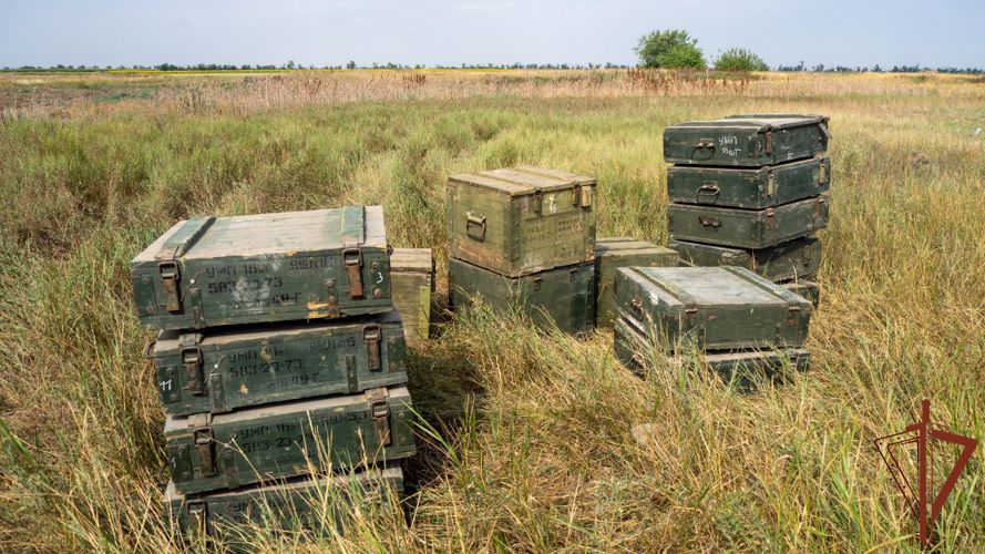Взрывотехники Росгвардии уничтожили инженерные боеприпасы ВСУ общей мощностью более тонны в тротиловом эквиваленте (видео)