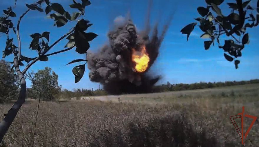 Опорный пункт  ВСУ и два склада боеприпасов выявлены и уничтожены при содействии спецназа Росгвардии