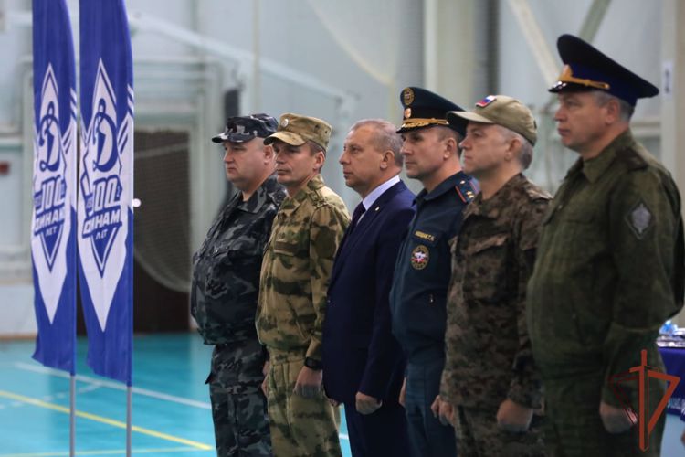 Сборная команда Росгвардии участвует в соревнованиях по служебно-прикладным видам спорта