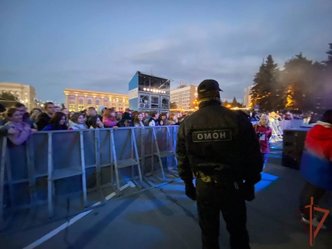 Росгвардия обеспечила правопорядок в День города Челябинска