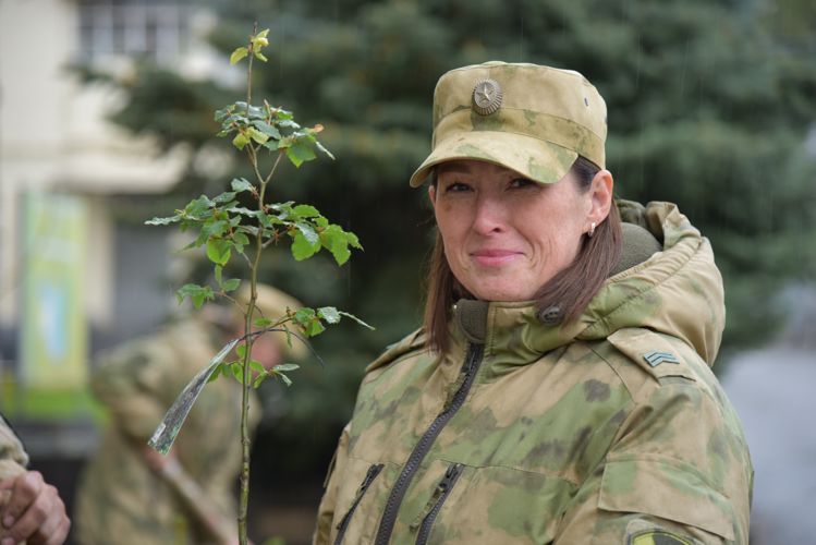 В Удмуртии росгвардейцы приняли участие в ведомственной акции «Древо Сталинграда»