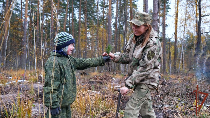Росгвардейцы приняли участие в акции «Древо Сталинграда» в Тамбовской области