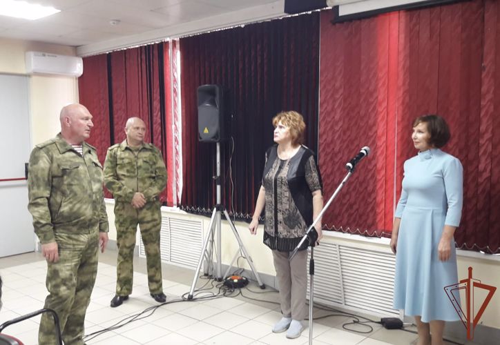 Творческие коллективы Пятигорска выступили для военнослужащих Росгвардии