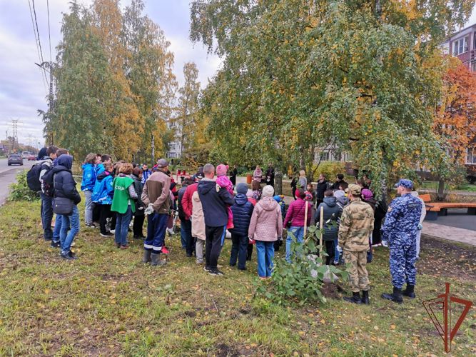 Сотрудники Росгвардии из Карелии присоединились к ведомственной акции «Дерево Сталинграда»