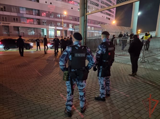 Правопорядок на футбольном матче Кубка России в Москве обеспечили сотрудники Росгвардии
