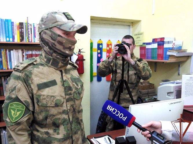 Росгвардейцы - участники спецоперации поблагодарили курганских школьников за поддержку (видео)
