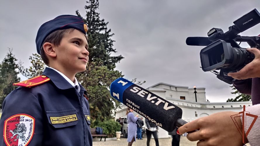 Кадеты Росгвардии дали торжественную клятву в историческом месте Севастополя (видео)