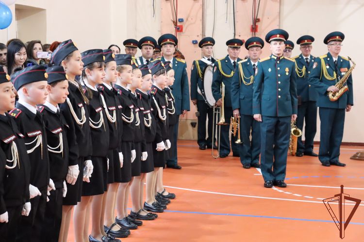   Новый кадетский класс Росгвардии открыт в Хабаровском крае (видео)